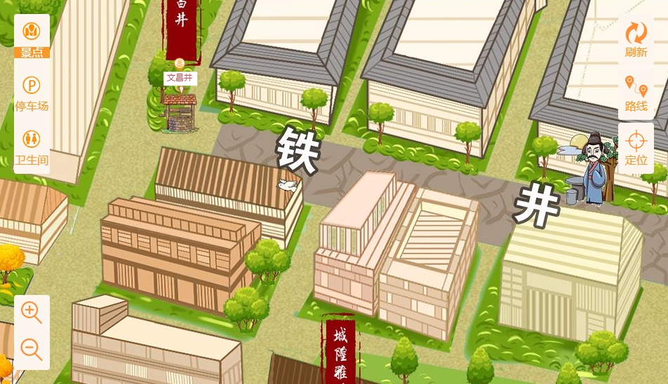 通海智慧景区：手绘地图与语音导览的完美融合